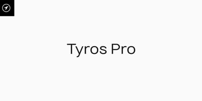 Tyros Pro Font Poster 1