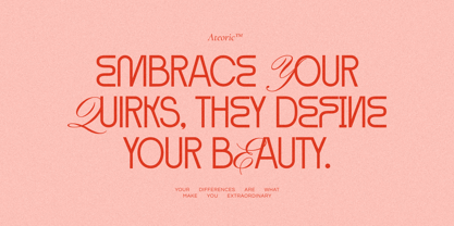 Ateoric Font Poster 2