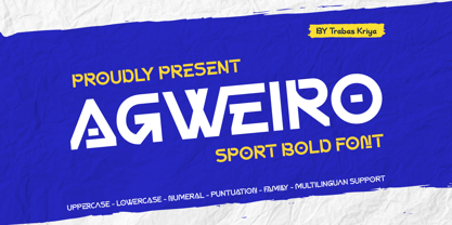 Agweiro Font Poster 1