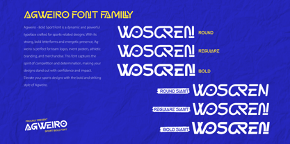 Agweiro Font Poster 2