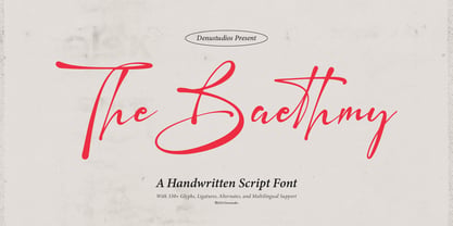 The Baethmy Font Poster 1