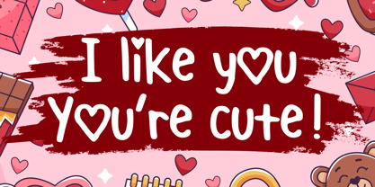 Lovely Handwriting Font Poster 2