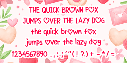 Lovely Handwriting Font Poster 4