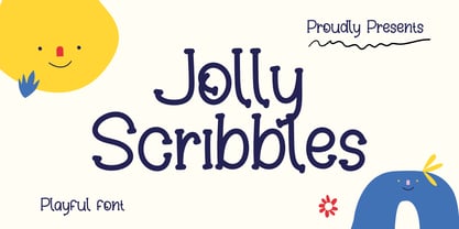 Jolly Scribbles Font Poster 1