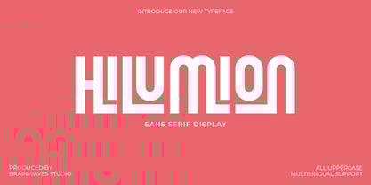Hilumion Sans Font Poster 1
