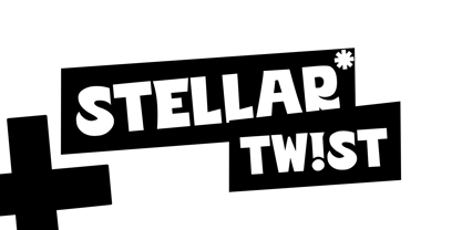 Stellar Twist Font Poster 2