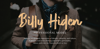 Hideline Font Poster 7