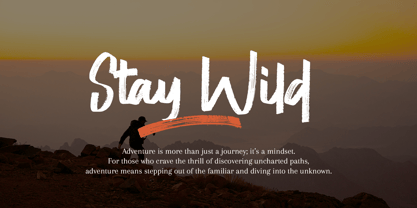 Hideline Font Poster 2