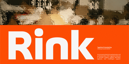 Rink Font Poster 1