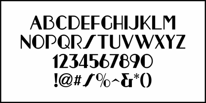 Schoolyard Deco JNL Font Poster 3
