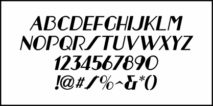 Schoolyard Deco JNL Font Poster 5