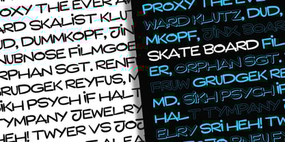 Skalist Font Poster 2