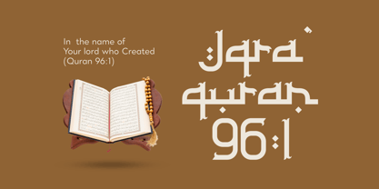 Jamillah Font Poster 2