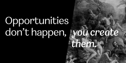 Minaya Font Poster 6