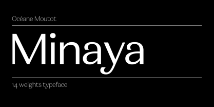 Minaya Font Poster 1