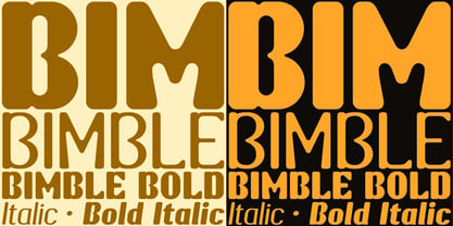 Bimble Font Poster 5