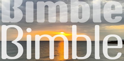 Bimble Font Poster 1