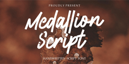 Medallion Script Font Poster 1