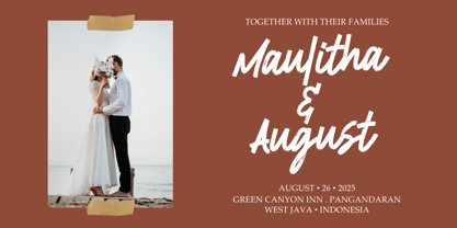 Medallion Script Font Poster 8