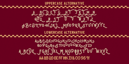 Rockytter Font Poster 5