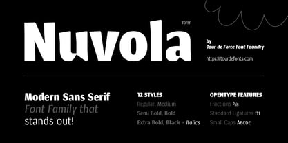 Nuvola Font Poster 1