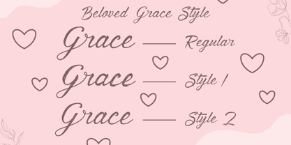 Beloved Grace Font Poster 11