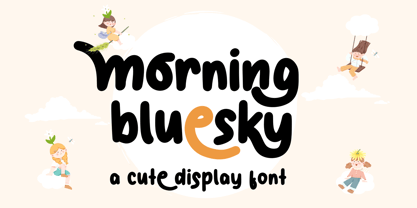 Morning Bluesky Font Poster 1