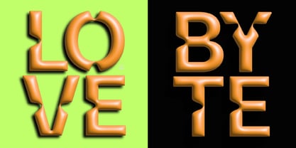 Momi Byte Font Poster 4