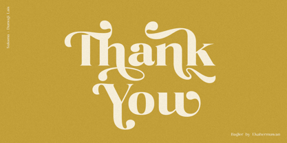 Bagler Font Poster 13