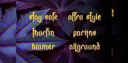 Agathes Font Poster 14