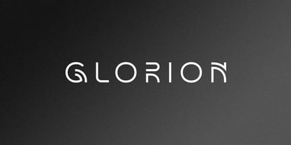 Glorion Font Poster 1