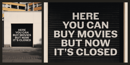 Dean Gothic Font Poster 15