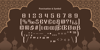 Marhab Ramadan Font Poster 11