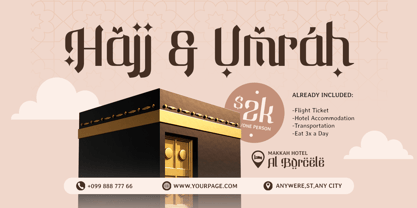 Marhab Ramadan Font Poster 6