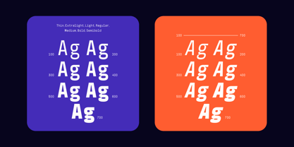 Wigola Mono Font Poster 14