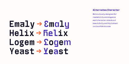 Wigola Mono Font Poster 3