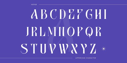 Hepab Font Poster 3