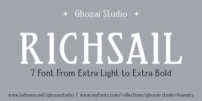 Richsail Font Poster 1