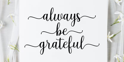 Kally Diery Font Poster 2