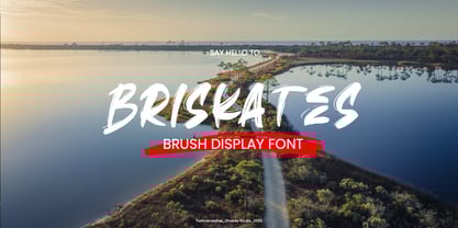 Briskates Font Poster 1