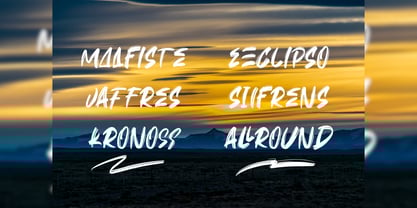 Briskates Font Poster 4