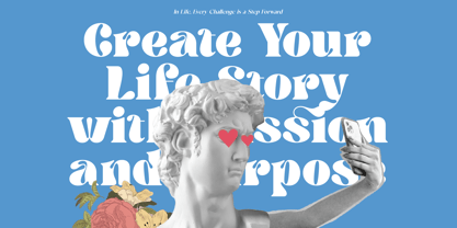 Hostey & Milan Font Poster 3