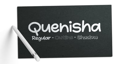 Quenisha Font Poster 1