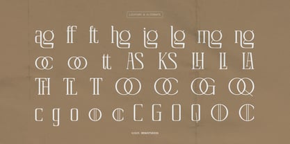 Celvio Monase Font Poster 12