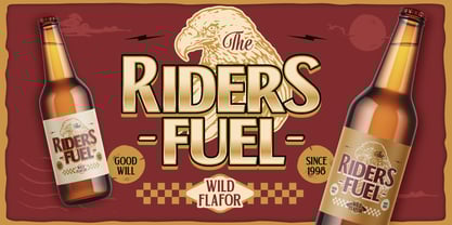 Burning Breakers Font Poster 8