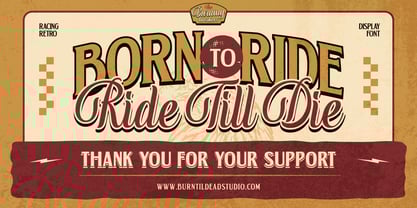 Burning Breakers Font Poster 10