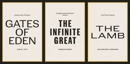 Dean Gothic Variable Font Poster 7