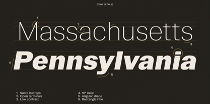 Dean Gothic Variable Font Poster 3