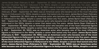 Dean Gothic Variable Font Poster 9