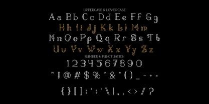 Gilded Glint Font Poster 11
